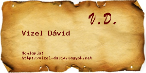 Vizel Dávid névjegykártya